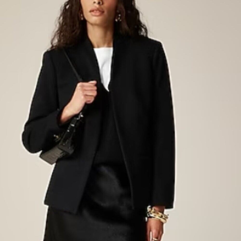 J Crew New Going-out blazer in stretch twill Black